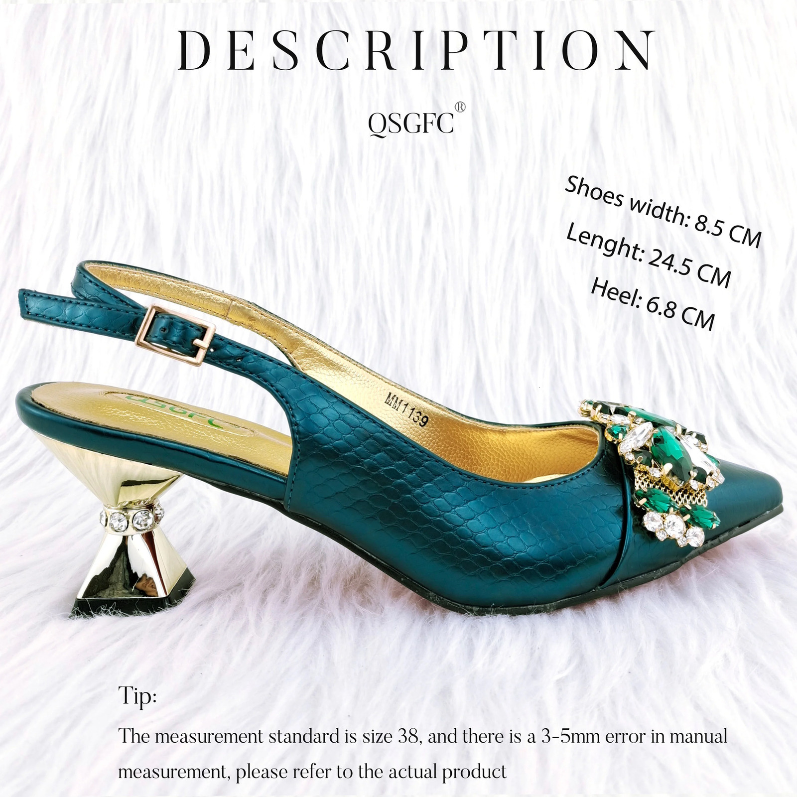 QSGFC Womens Shoes and Bag Are Perfectly MatchedParty Shoes and BagShopping Shoes 241024