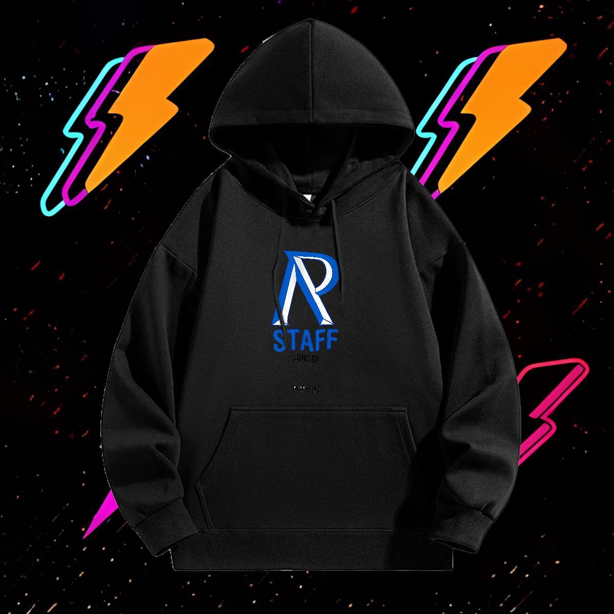 Designer Mens Hoodie Hooded Collar Long Sleeve Loose Men Hoodie Black Khaki Blue Tops Pullover Hoodie Spring Autumn Thick Fleece