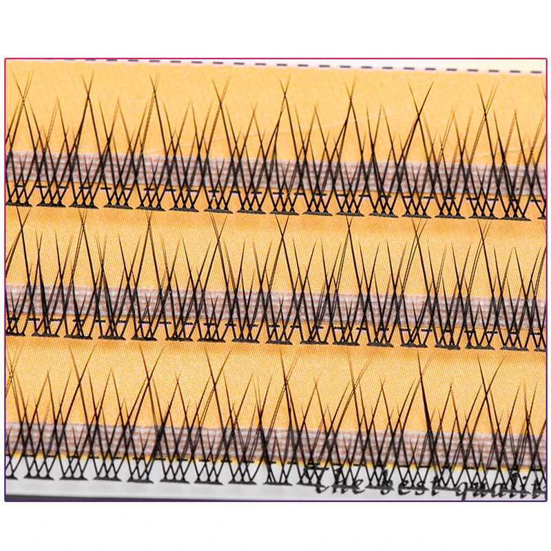 Latest Korean popular fish tail braid type fashionable swallowtail braid fly eyelashes two medium short long plant graffiti false eyelashes wholesaleW