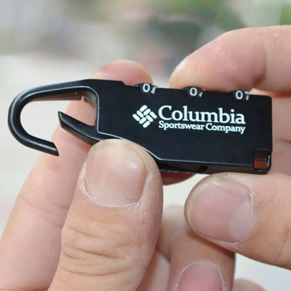 AntiTheft Travel Handbag Zipper Bag Lock Luggage Code Password Padlock 3 Digit Combination 241017