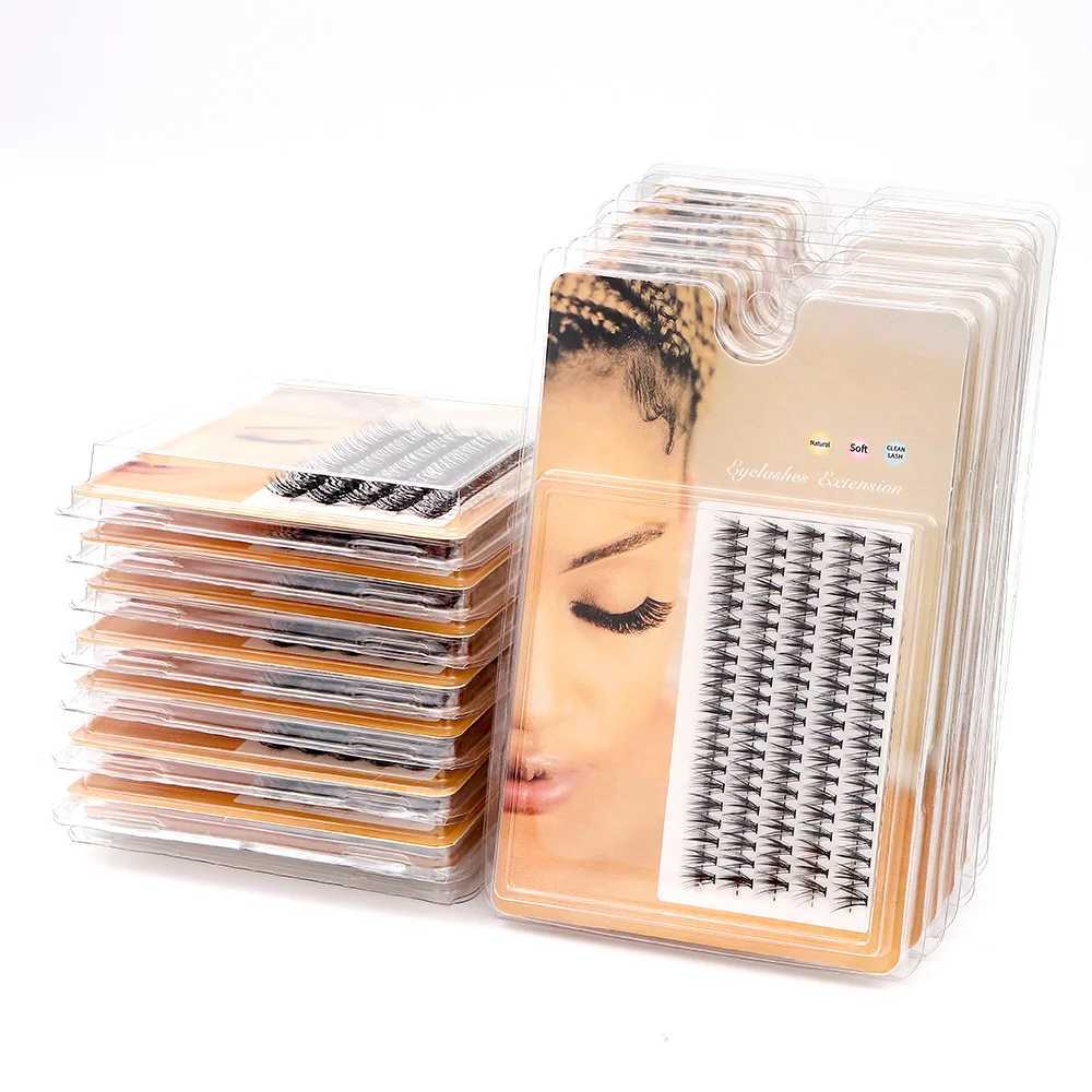 LTWEGO Hoting 5-Row Personal Eyelash Extension Natural Artificial Mink Eyelash Personal Cluster Eyelash Extension Creating CiliaW241024