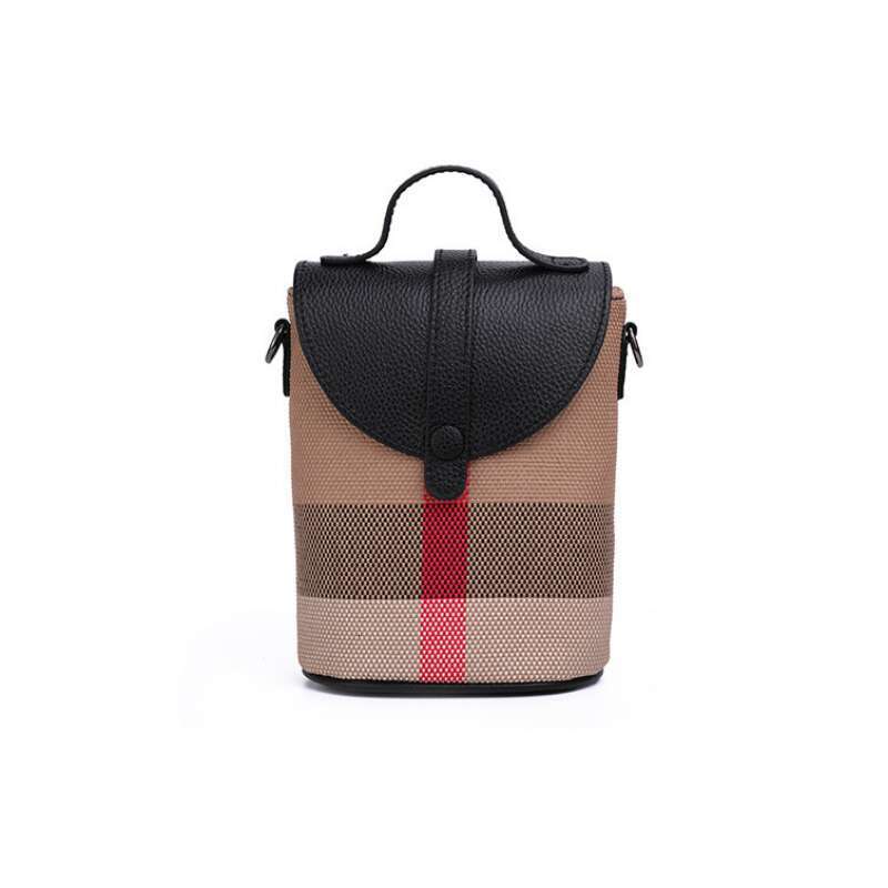 Designer Bag Mini Lattice Canvas Crossbody Ladies Bag Leather Zipper Mobile Phone Bag Fashion Handbag Women Casual Small Shoulder Bag tote bag purse l