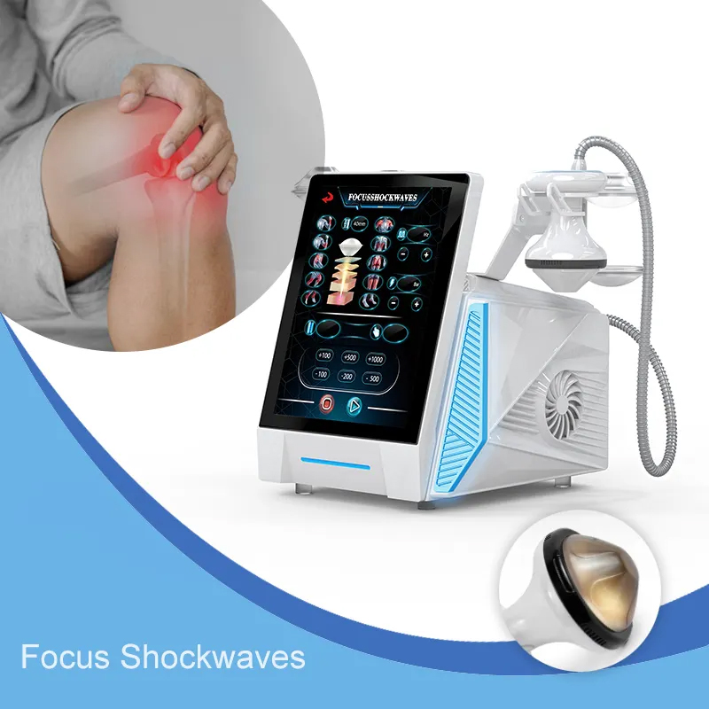 Extracorporeal Focused Shockwave Therapy Machine ESWT Shockwave pain relief Physiotherapy Device