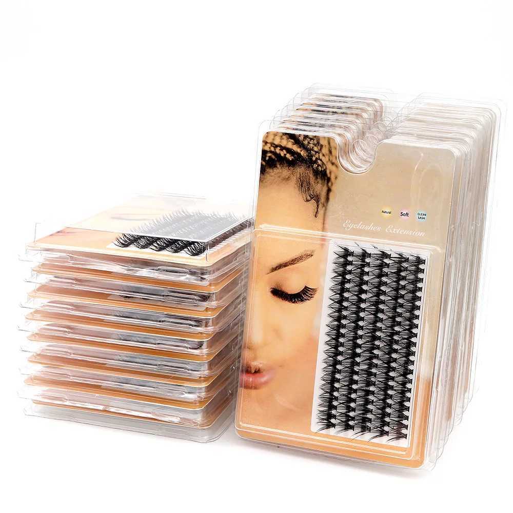 JMER Hoting 100 Clusters Thick Eyelash Personal Eyelash Extension Lash Bundle Professional Russian Curling False EyelashW241024