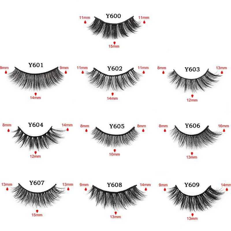 MEISHENJIE 3/5/10 Double 3D mink eyelashes natural eyelashes dramatic false eyelashes false eyelashes false eyelashesW241024