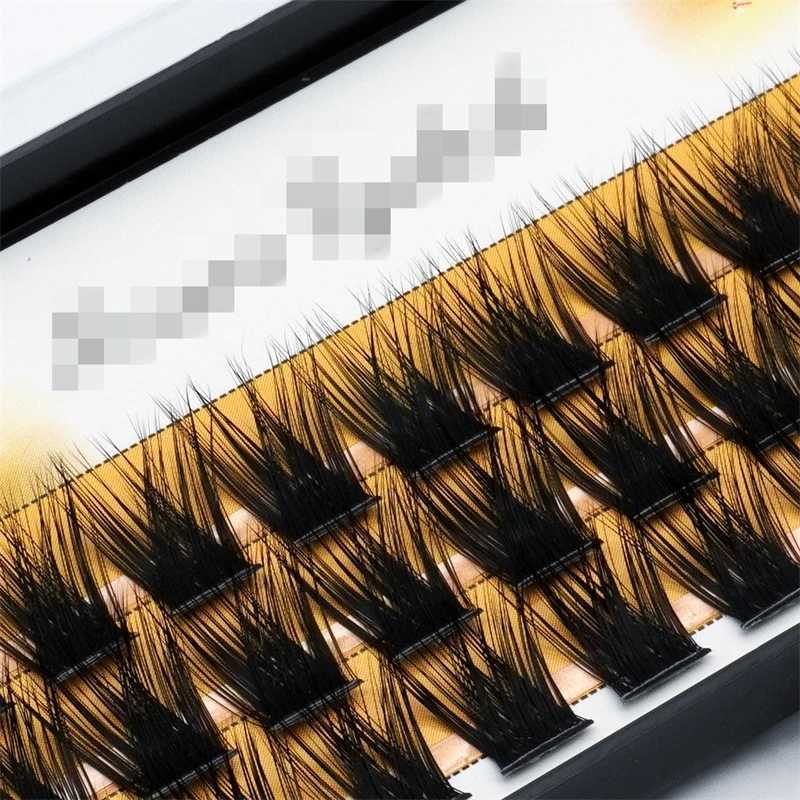 36 clusters of 40D false eyelashes single cluster false eyelashes segmented natural eyelashes using simple eyelash extensionW241024