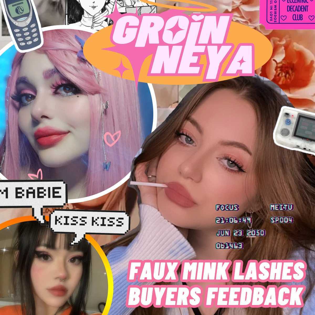 GROINNEYA eyelashes DD curled 10-23mm Russian eyelashes 3D mink eyelashes reusable fluffy Russian striped eyelashes eyelash extensionW241024