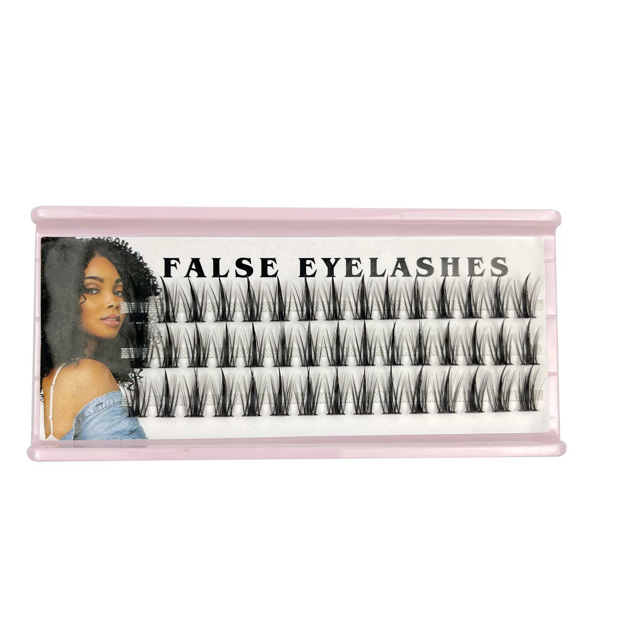 Comic Eyelash 45Pcs 3-Row 3D Artificial Mink Eyelash Natural False EyelashW241024