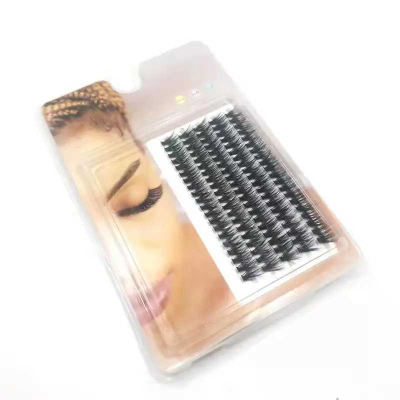 160/100/60Pcs Cluster Professional Make Up Individual Eyelashes Grafting False Eyelashes Lash Extension Individual Eyelash NewW241024