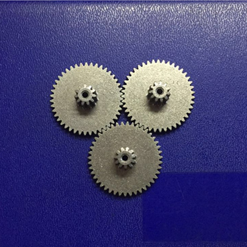 Double gear 0.6 mold 11 teeth 43 teeth inner hole 2.0 reduction gear 1 metal gear