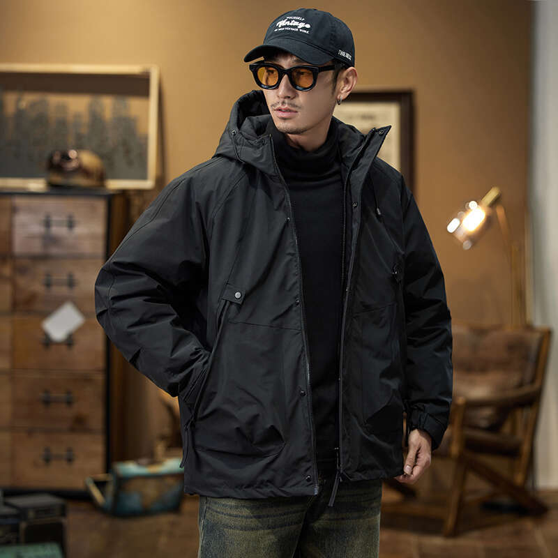 Winter New American Cargo Down Men's Winter Jacket Outdoor Waterproof Warm Removable Inner Er Three-In-One Stormtroope