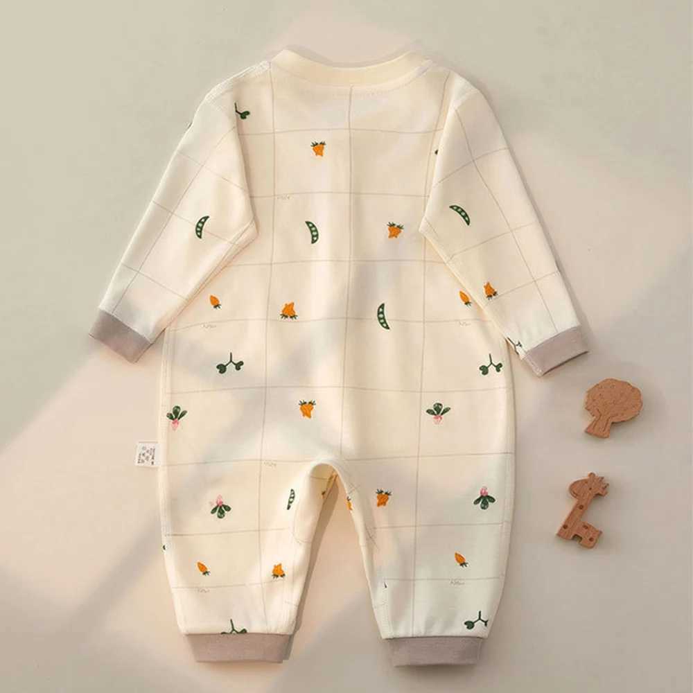Long Sleeve Baby Rompers For Girls Boys 100% Cotton Spring Autumn Winter Newborn Clothes InfantXJ241025