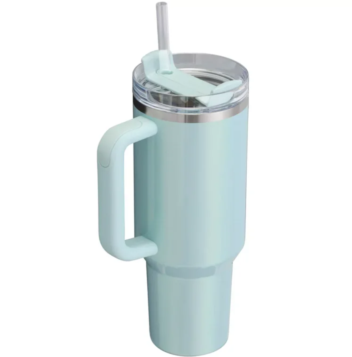 US Stock Wicked 40oz Tumblers Bow Cap LOVE SHACK FANCY Cups Rose Blue Magnolia Lilac Floral Stainless Steel Tumblers with Silicone Handle Lid Straw Mu