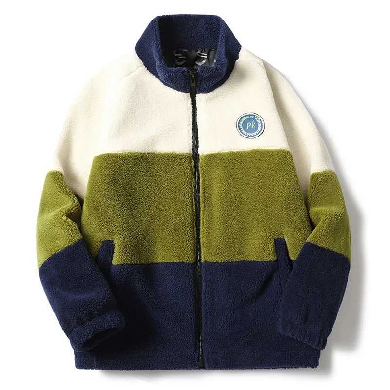 Mens padded clothes for autumn and winter thick and warm outdoor travel rack collar jacket mens loose Ramsworth jacket W241024