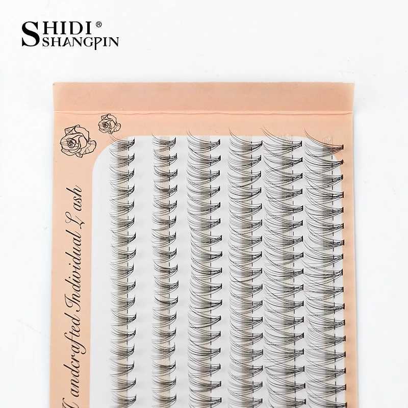 6 rows 120 bundles of eyelash extensions natural Russian curls false eyelashes curled eyelashes personal 10/20/30D clusters false eyelashes makeupW241