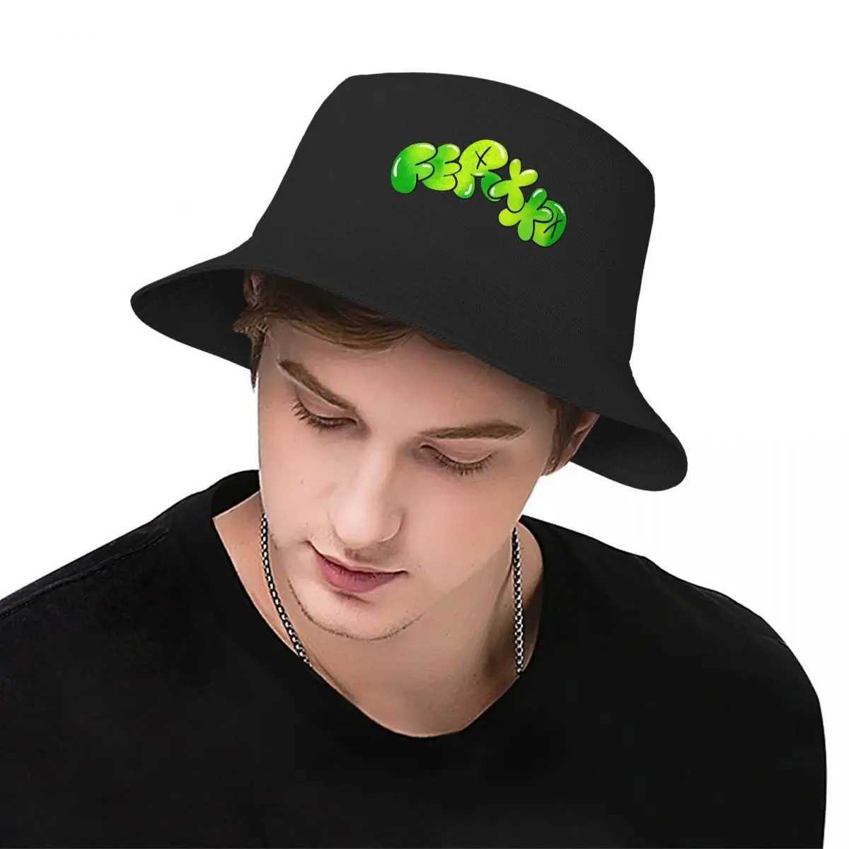 Hot Summer Heear Feid Ferxxo Nitrojam Tour Merch Bucket Hat Fashion Girls Sun Hat Boonie Hat Packaging Fishing C Camping W241024