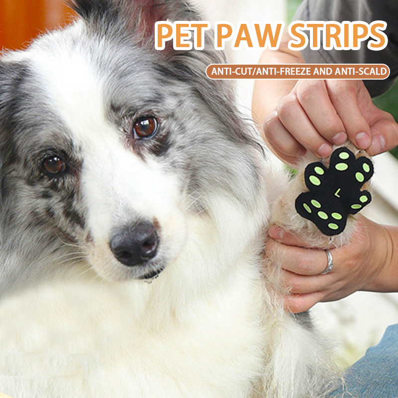 Breathable invisible foot insoles outdoor dog walking paw protection talisman pet dog foot stickers anti-slip paw stickers wholesale