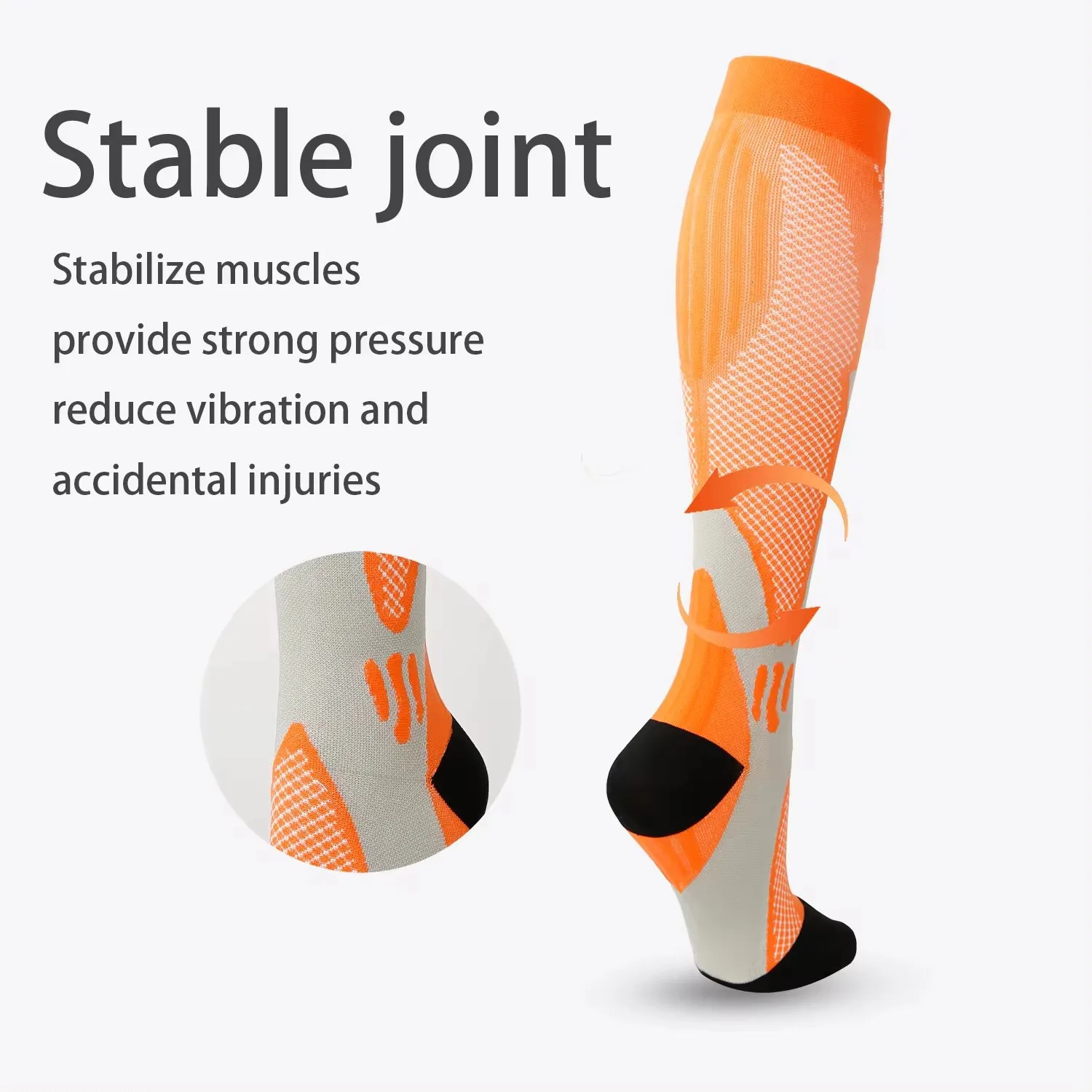 13 Pairs Compression Socks Sport Nursing Stockings Prevent Varicose Veins Pregnancy Athletic Soccer 241017