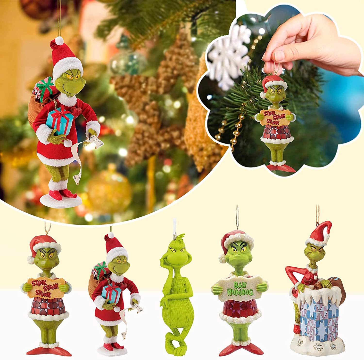 Adorable Christmas Elf Ornament Joyous Holiday Decoration #50-500