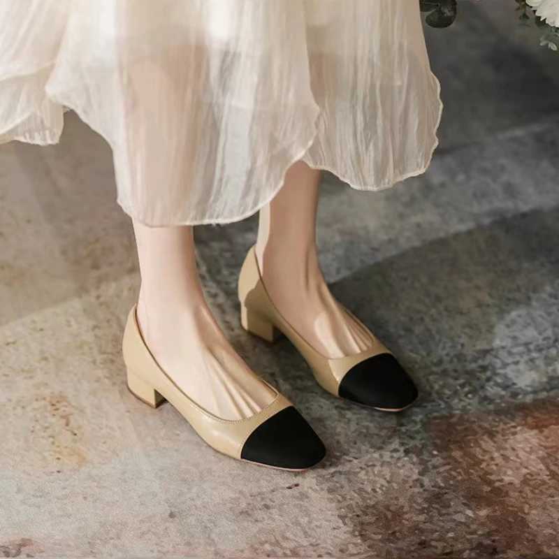 High Quality Summer New Pointed Toe Sandals Fi Low Square Flat Shoes Korean Colorful Mahing Party Womens Shoes Chaussure Womens Shoes T241024