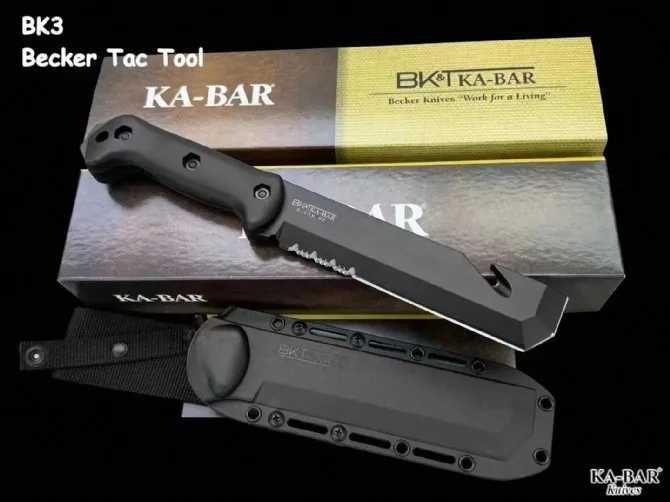 KA-BAR-BK3 Wildlife Hunting Knife Emergency Tool Fishing Mountain Diving Camping Outdoor Knife X241024