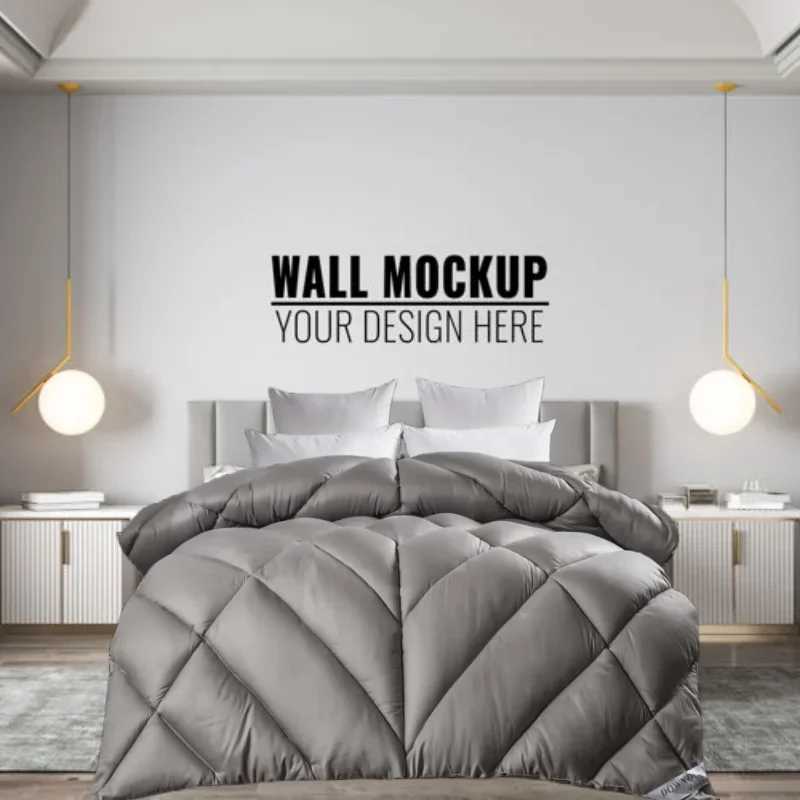 Korean Minimist Goose Down Quilt 95% Thick Cotton for Winter Spring and Autumn W241024