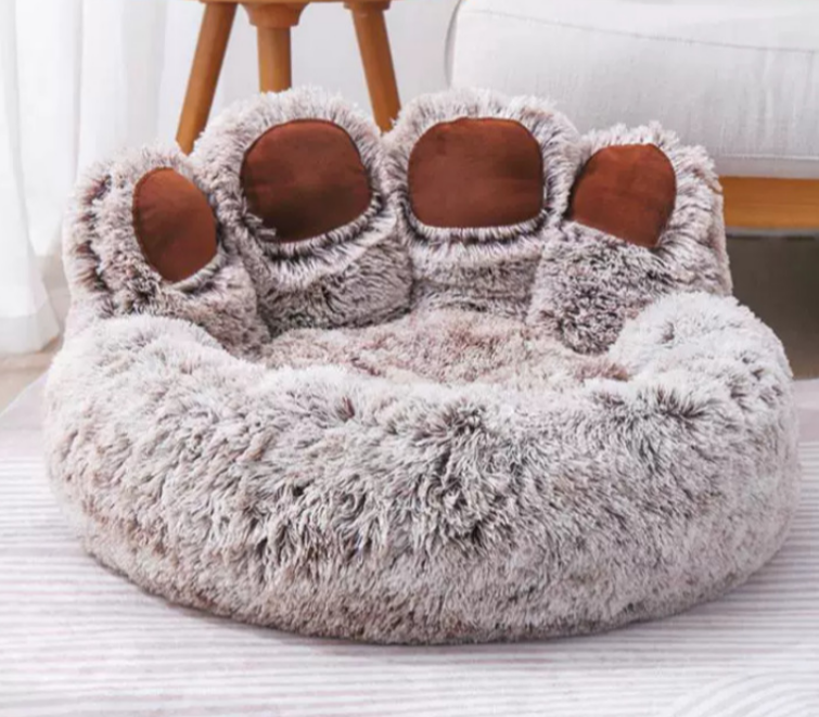 Comfortable Washable Plush Cat Bed - Large Donut Design Ideal for Every Breed #1-80