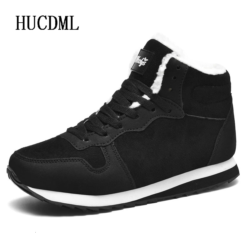 Winter Mens Ankle Boots Warm Plush Snow Platform Boots Neutral Womens Outdoor Anti slip Senator Large Size 47 48 Shoes 241024