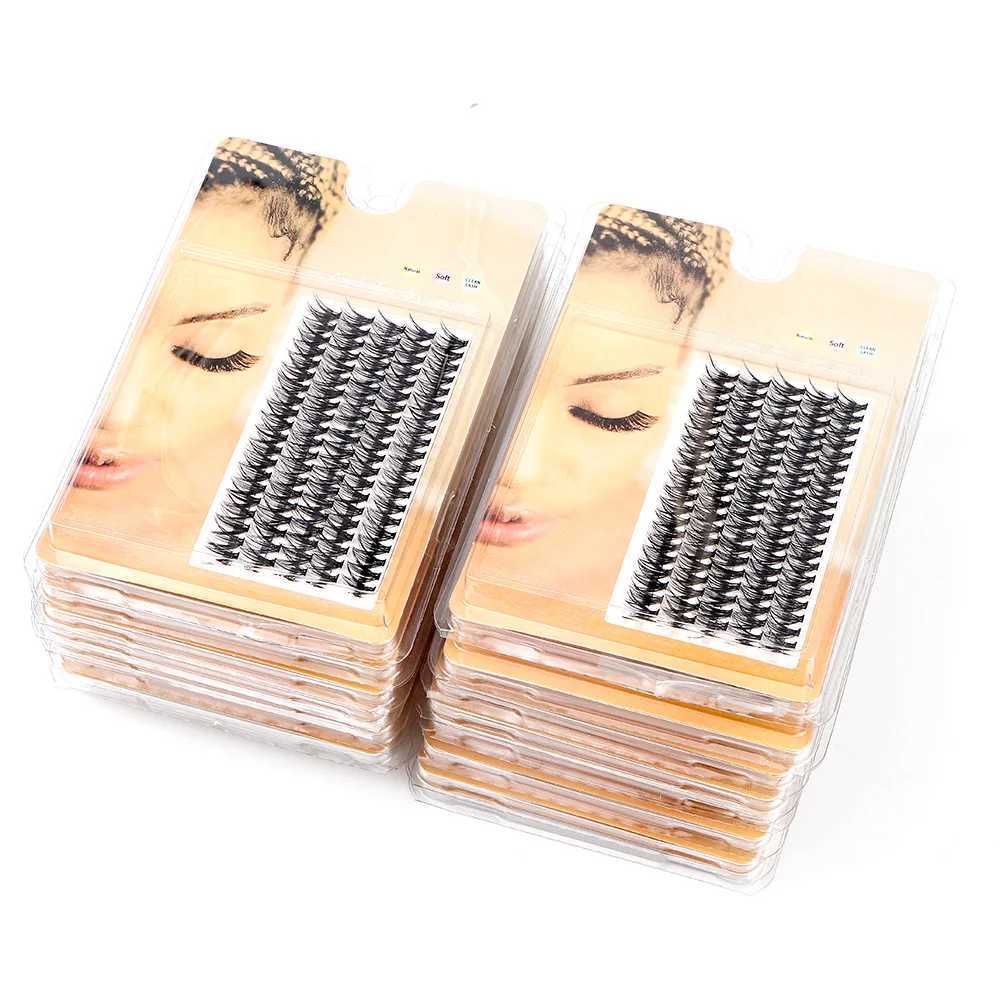 JMER Hoting 100 Clusters Thick Eyelash Personal Eyelash Extension Lash Bundle Professional Russian Curling False EyelashW241024