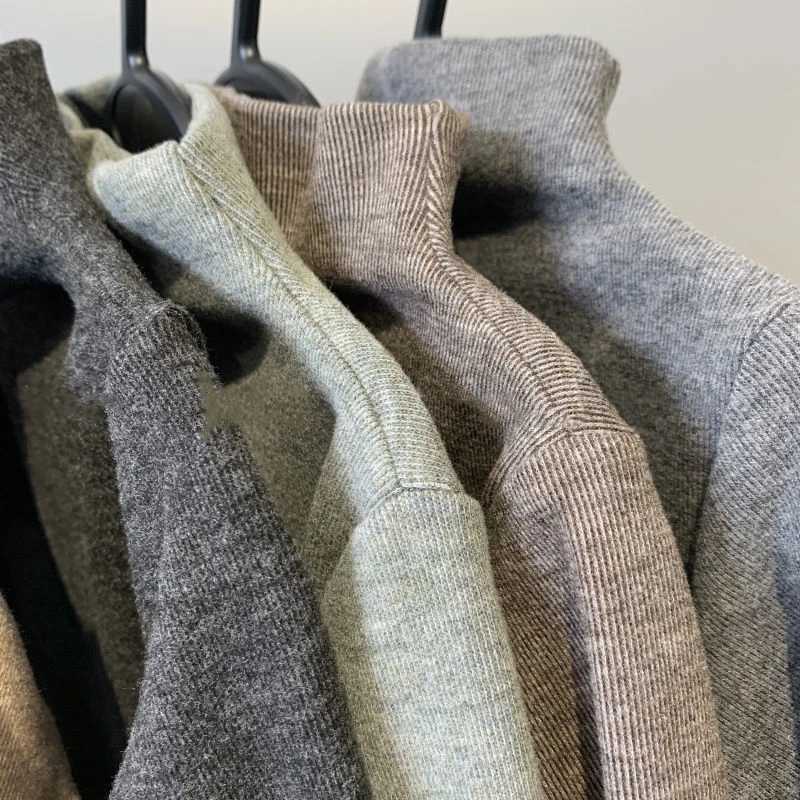 Childrens Bottom Shirt Spring/Summer Girl High Neck Warm Top Boy Sleeping Sweater W241025