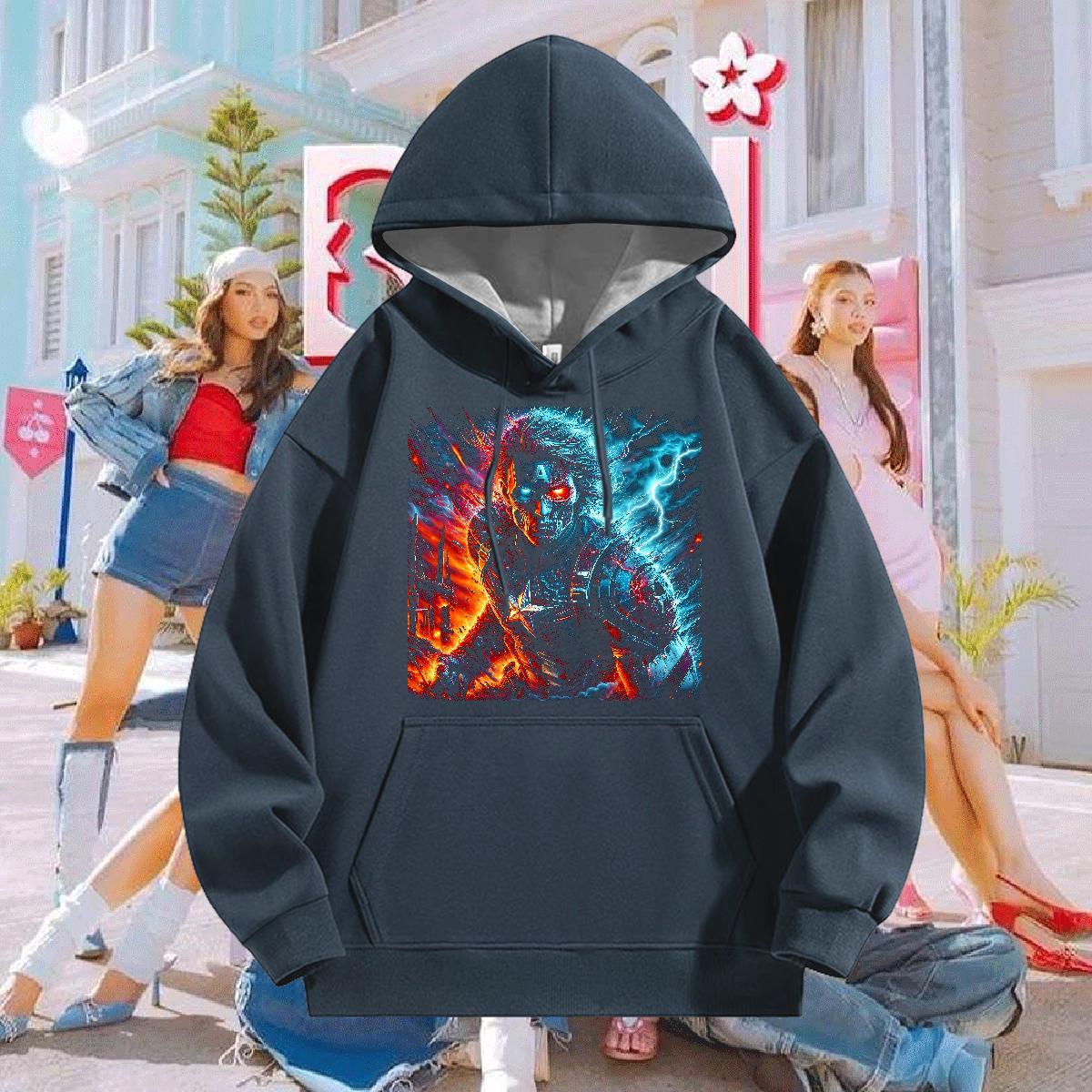Designer Fashion Hoodie For Man Breathable Soft High Quality Men Clothes Hoodie Oversized 3XL Tops Hoodie Anime Printing Street Thick Plush