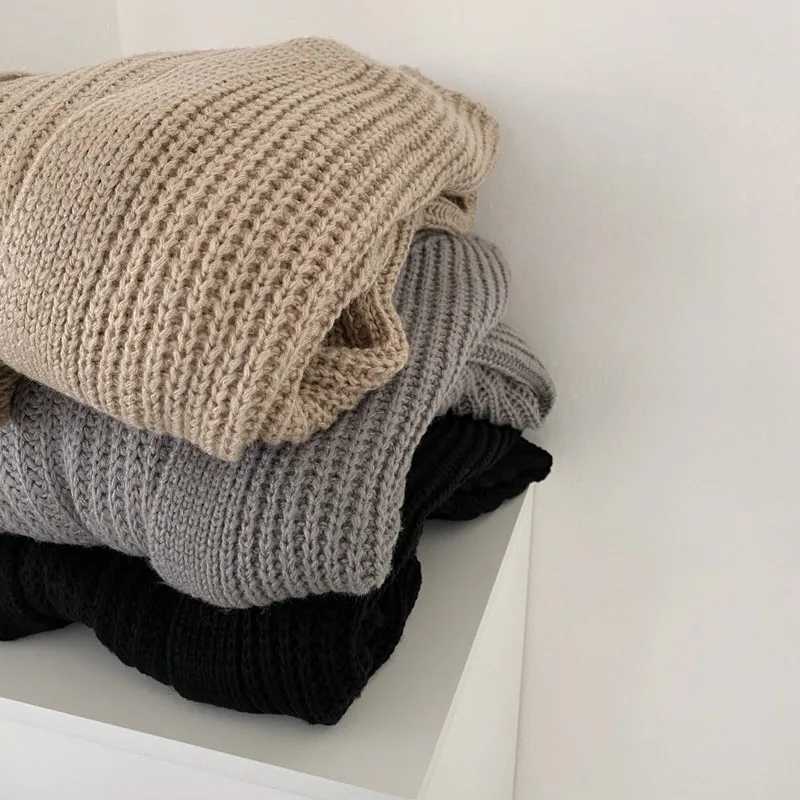 Autumn and winter fashion womens retro full sleeved loose warm knitted long sweater cardigan womens casual sweater jacket W241024