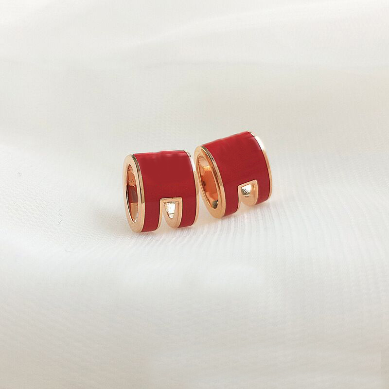 Luxury Designer Earring Women For Woman Jewelry Mini Solid Color Letters Stylish Ohrringe Stud for woman man Earrings Casual Trendy Go026 2026