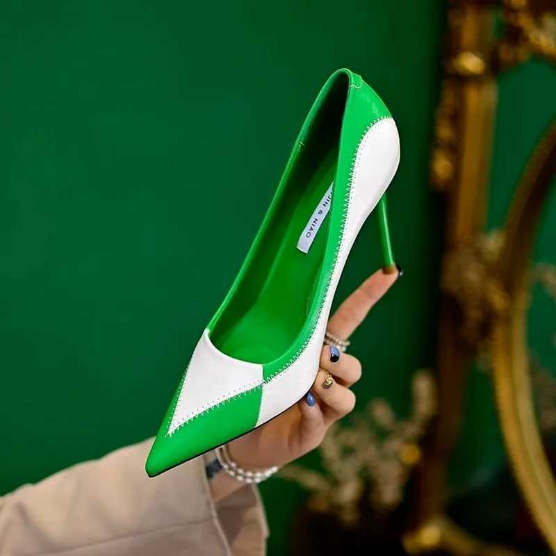 High Quality Pump Spring New Fi Womens High Heels and Stiletto High Heels 6.5cm and 8.5cm Sexy Pointed Toe Womens Fi Party Womens Shoes T241024