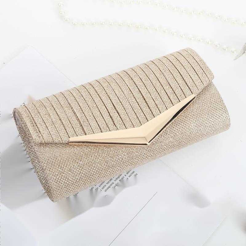 CMM New Womens Dinner Bag Solid Color Flip Wedding Bag Dress Bag Chain Bag Womens Dinner Bag