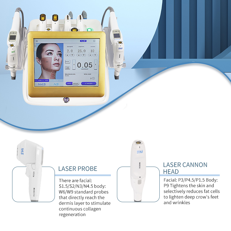 Desktop Ultrasonic Beauty Machine Facial Lifting Wrinkle Removal Pore Shrinking Non-invasive Ultrasound Body Slimming Multifunction Beauty Machine