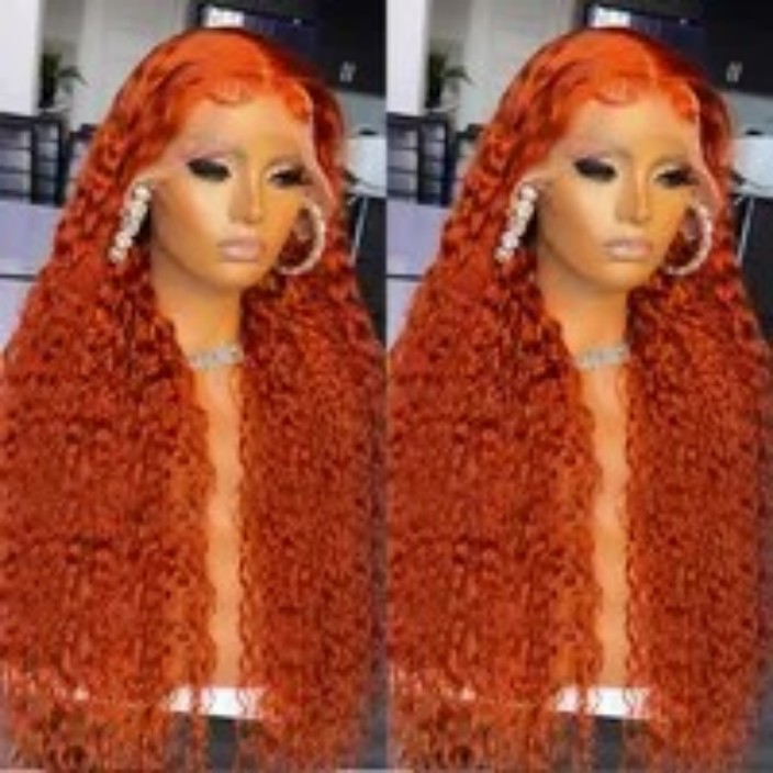 Honey Highlight Blonde frontal Lace Frontal synthesisHair Wigs Ombre Curly Indian Kinky Cruly Pre Plucked