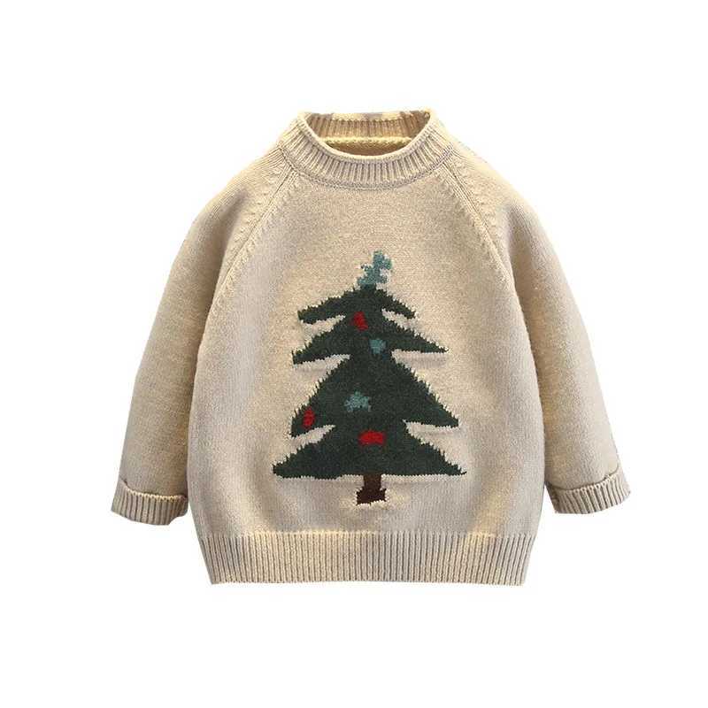 Boys sweaters wool jackets childrens tops knitted 2024 cartoon thick warm winter autumn latte art Christmas gifts sports childrens clothing W241025