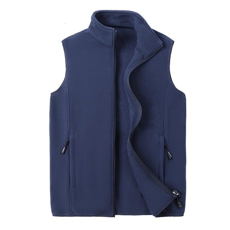 Autumn Fashion Plus Size Male Warm Waistcoat Fleece Vest Mens Lamb Cashmere Sleeveless Coat Men Clothing Winter 241010
