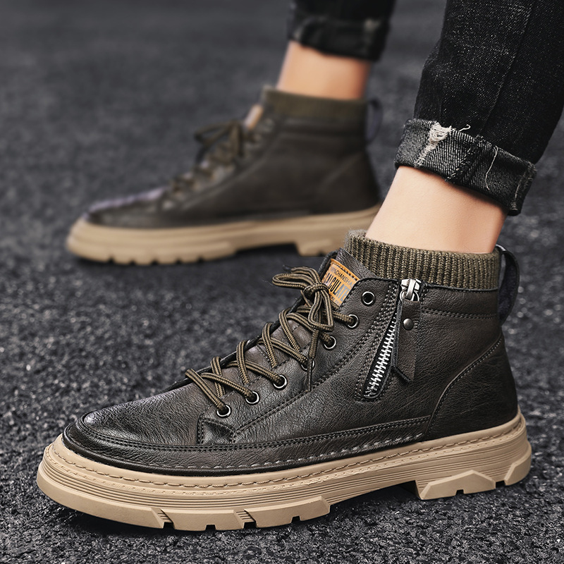 Snow Boots: Furry Winter Warmth, Cotton Shoes in Black 532a