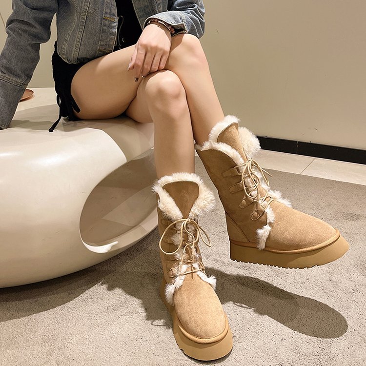 free shipping new designer men womens snow winter cotton warm fur furry shoes veet and thicken boots booties 3c0d b95