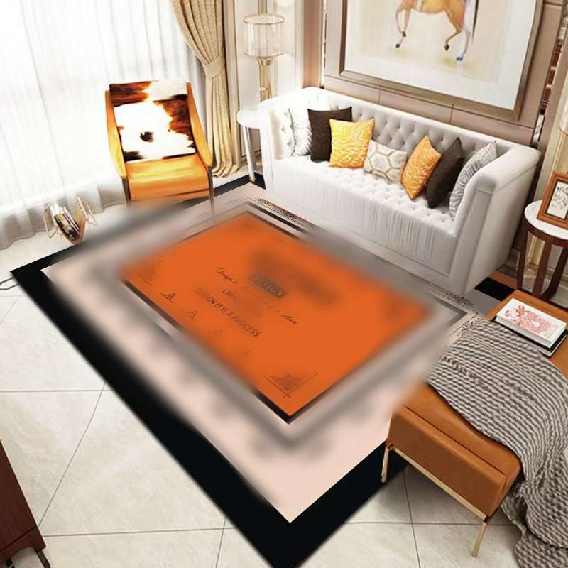 Fashion designer carpet Living Room Bedroom Mens Shoe wall Trend Bed side mattress Modern carpet mat M260207