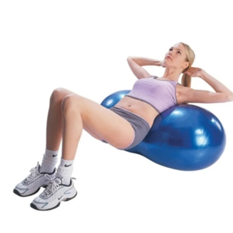 Durable Explosion proof Fitness Stable Exercise Peanut Ball Aerobic Yoga Ball Training Fitness Ball with Inflatable Tool 241025
