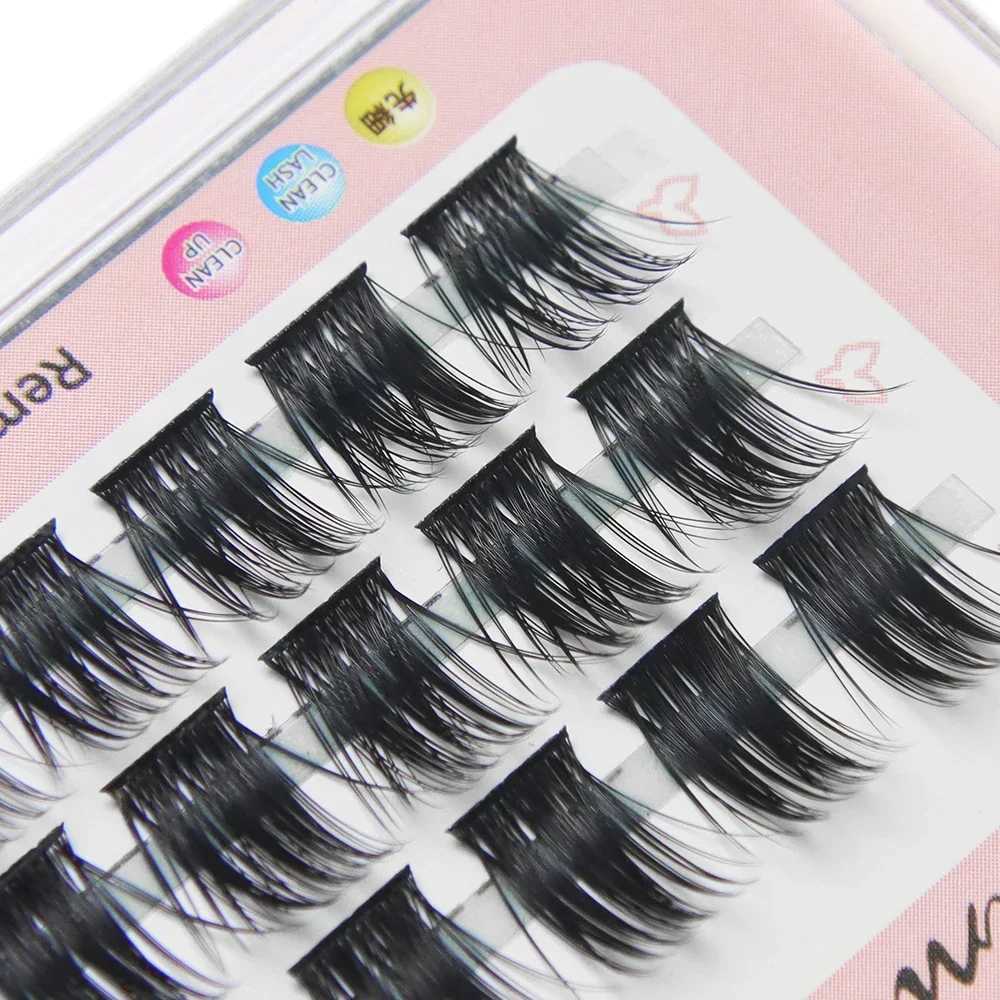 GLAMLASH 3D Eyelash Thickening Splicing False Eyelash Makeup Eyelash Extension Natural Soft Single Cluster EyelashW241024