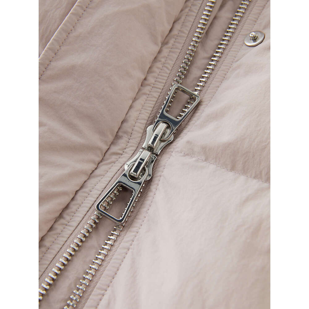 FSLE 207.2G Filg Amount 5 Color Long Down Coat For Women 2024 Winter Fox Fur Collar Hooded Warm Elegant Jacket 24Fs14057