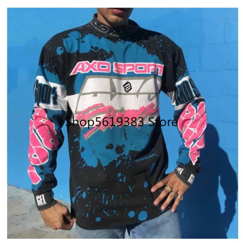 Cross Motorcycle Clothes Mtb Shirt enduro Motocross Jerseys mx DH Off Road Bike downhill Jersey cycling tshirt camisa mtb 241024