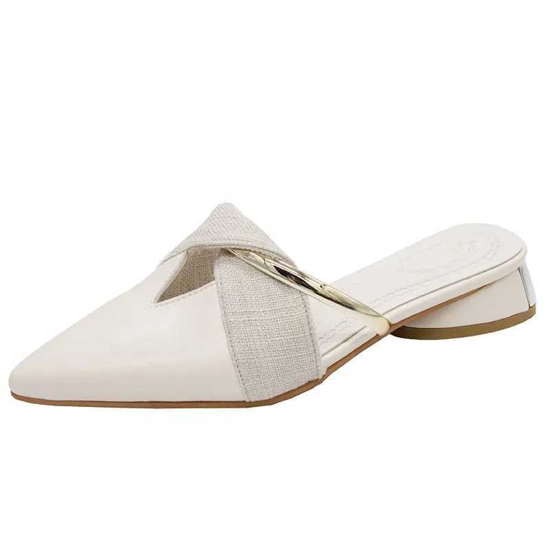 High Quality Elegant high heels summer womens sandals casual sliders comfortable open toe sliders T241024