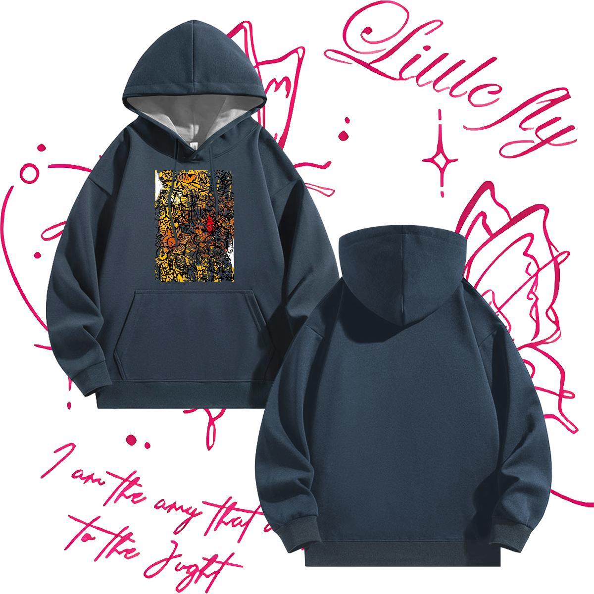 DIY Customized Hoodie Sport Classic Men Tops Hoodie Breathable Hooded Collar Custom Print Oversized Tops Pullover Hoodie Thick Fleece