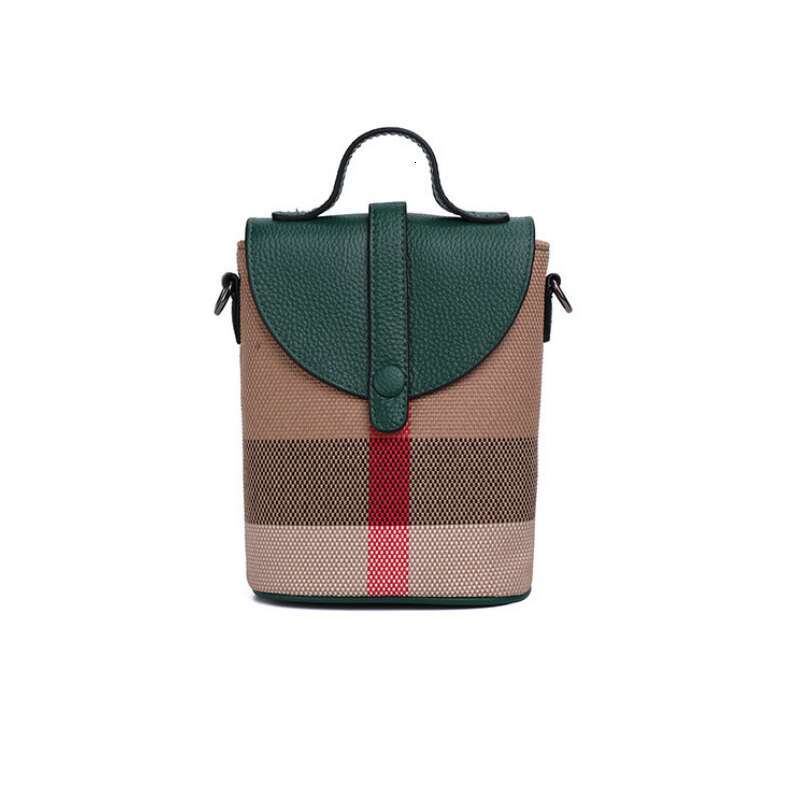 Designer Bag Mini Lattice Canvas Crossbody Ladies Bag Leather Zipper Mobile Phone Bag Fashion Handbag Women Casual Small Shoulder Bag tote bag purse l