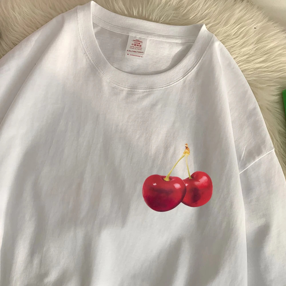 Cherries Cosh Valentine Funny T Shirts Men Women Summer Cotton Casual Wear Crewneck Tee Clothes Oversized Loose Couple TShirt 241025